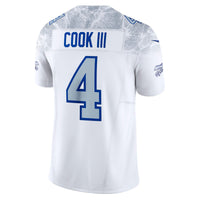 James Cook III Buffalo Bills Football Jersey, White Limited Sportswear Jersey Shirt, Lightweight Breathable Athletic Jersey, Casual Gift for Men
