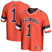 Illinois Fighting Illini Football Jersey, Sportswear Jersey Shirt, Lightweight Breathable Athletic Jersey, Casual Gift for Men, Style 202183807