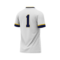 Cal Bears Soccer Jersey, White Fashion Lightweight Sportswear Jersey Shirt, Lightweight Breathable Athletic Jersey, Casual Gift for Men