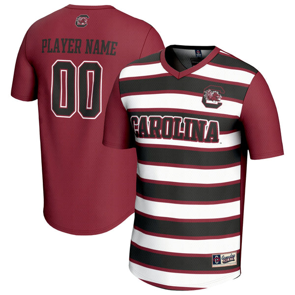 South Carolina Gamecocks Collegiate Soccer NIL Pick-A-Player Fashion Jersey - Garnet/Navy