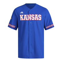 Kansas Jayhawks Baseball Jersey, Royal Replica Sportswear Jersey Shirt, Lightweight Breathable Athletic Jersey, Casual Gift for Men