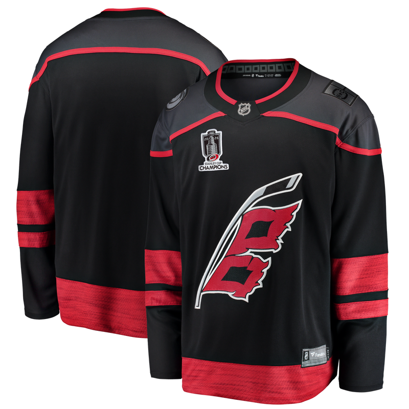 Carolina Hurricanes Hockey Jersey, Black Sportswear Jersey Shirt, Long Sleeve Hockey Sweater Jersey, Casual Gift for Men, Style 204436490