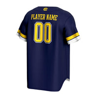 Cal Bears Baseball Jersey, Navy Sportswear Jersey Shirt, Lightweight Breathable Athletic Jersey, Casual Gift for Men, Style 202980071