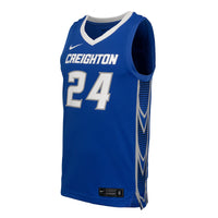Creighton Bluejays Basketball Jersey, Blue Replica Sportswear Jersey Shirt, Sleeveless Athletic Tank Jersey, Casual Gift for Men