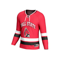 Ball State Cardinals Hockey Jersey, Cardinal Sportswear Jersey Shirt, Long Sleeve Hockey Sweater Jersey, Casual Gift for Men
