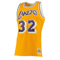 Magic Johnson Los Angeles Lakers Basketball Jersey, Gold Swingman Sportswear Jersey Shirt, Sleeveless Athletic Tank Jersey, Casual Gift for Men