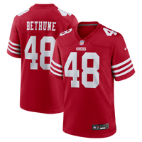 Tatum Bethune San Francisco 49ers Football Jersey, Scarlet Sportswear Jersey Shirt, Lightweight Breathable Athletic Jersey, Casual Gift for Men