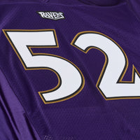Ray Lewis Baltimore Ravens Football Jersey, Purple Sportswear Jersey Shirt, Lightweight Breathable Athletic Jersey, Casual Gift for Men