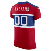 New York Giants Football Jersey, Red Elite Alternate Sportswear Jersey Shirt, Lightweight Breathable Athletic Jersey, Casual Gift for Men