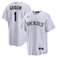 Colorado Rockies Baseball Jersey, White Sportswear Jersey Shirt, Lightweight Breathable Athletic Jersey, Casual Gift for Men, Style 202855877