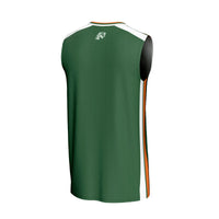 Florida A&M Rattlers Basketball Jersey, Green Sportswear Jersey Shirt, Sleeveless Athletic Tank Jersey, Casual Gift for Men