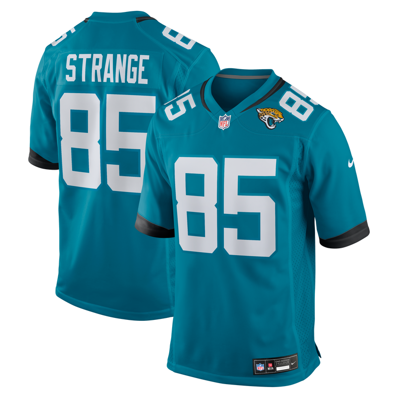 Brenton Strange Jacksonville Jaguars Football Jersey, Teal Sportswear Jersey Shirt, Lightweight Breathable Athletic Jersey, Casual Gift for Men