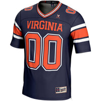 Virginia Cavaliers Football Jersey, Navy Sportswear Jersey Shirt, Lightweight Breathable Athletic Jersey, Casual Gift for Men, Style 200425394