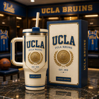 UCLA Crest, Cream and Gold - Collegiate Heritage Tumbler
