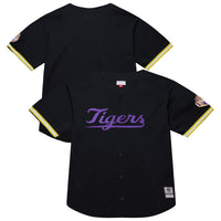 LSU Tigers On The Football Jersey, Black Fashion Sportswear Jersey Shirt, Lightweight Breathable Athletic Jersey, Casual Gift for Men