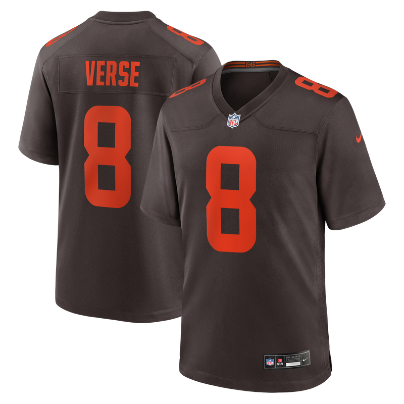 Jared Verse Cleveland Browns Football Jersey, Sportswear Jersey Shirt, Lightweight Athletic Jersey, Casual Gift for Men, Style 204431307