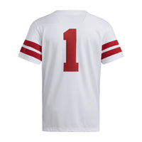 Nebraska Huskers Football Jersey, White Sportswear Jersey Shirt, Lightweight Breathable Athletic Jersey, Casual Gift for Men, Style 202538851