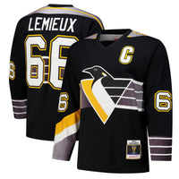Mario Lemieux Pittsburgh Penguins Hockey Jersey, Sportswear Jersey Shirt, Long Sleeve Hockey Jersey, Casual Gift for Men, Style 201979139