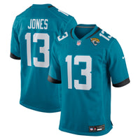 Tim Jones Jacksonville Jaguars Football Jersey, Teal Game Sportswear Jersey Shirt, Lightweight Breathable Athletic Jersey, Casual Gift for Men