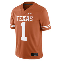 Texas Longhorns Football Jersey, Orange Sportswear Jersey Shirt, Lightweight Breathable Athletic Jersey, Casual Gift for Men, Style 200894059