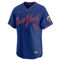 Francisco Lindor New York Mets Baseball Jersey, Sportswear Jersey Shirt, Lightweight Athletic Jersey, Casual Gift for Men, Style 201932573
