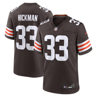 Ronnie Hickman Cleveland Browns Football Jersey, Brown Game Sportswear Jersey Shirt, Lightweight Breathable Athletic Jersey, Casual Gift for Men