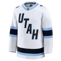 Utah Mammoth Hockey Jersey, White Premium Away Sportswear Jersey Shirt, Long Sleeve Hockey Sweater Jersey, Casual Gift for Men, Style 203133870