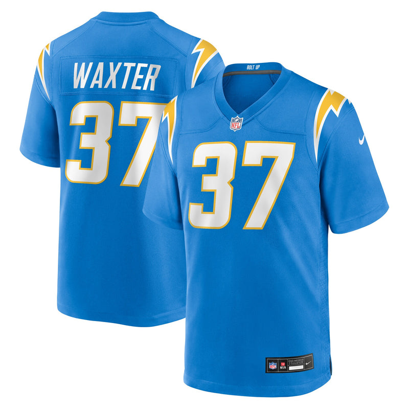 Isas Waxter Los Angeles Chargers Football Jersey, Powder Sportswear Jersey Shirt, Lightweight Breathable Athletic Jersey, Casual Gift for Men