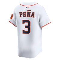 Jeremy Peña Houston Astros Baseball Jersey, White Limited Sportswear Jersey Shirt, Lightweight Breathable Athletic Jersey, Casual Gift for Men