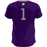 Kansas State Wildcats Soccer Jersey, Sportswear Jersey Shirt, Lightweight Breathable Athletic Jersey, Casual Gift for Men, Style 200422647