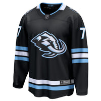 JJ Peterka Utah Mammoth Hockey Jersey, Black Breakaway Home Sportswear Jersey Shirt, Long Sleeve Hockey Sweater Jersey, Casual Gift for Men