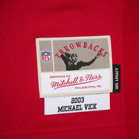 Michael Vick Atlanta Falcons Football Jersey, Red Replica Sportswear Jersey Shirt, Lightweight Breathable Athletic Jersey, Casual Gift for Men