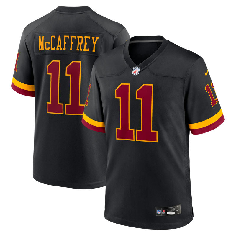 Luke McCaffrey Washington Commanders Football Jersey, Black Sportswear Jersey Shirt, Lightweight Breathable Athletic Jersey, Casual Gift for Men