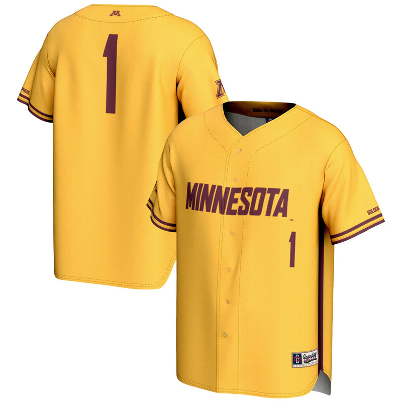 Minnesota Golden Gophers Baseball Jersey, Sportswear Jersey Shirt, Lightweight Breathable Athletic Jersey, Casual Gift for Men, Style 200661308