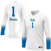 UCLA Bruins Volleyball Jersey, White Lightweight Sportswear Jersey Shirt, Lightweight Breathable Athletic Jersey, Casual Gift for Men