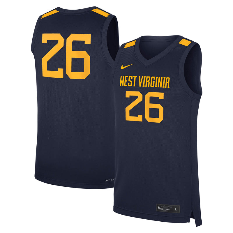 West Virginia Mountaineers Basketball Jersey, Sportswear Jersey Shirt, Sleeveless Athletic Tank Jersey, Casual Gift for Men, Style 202756609