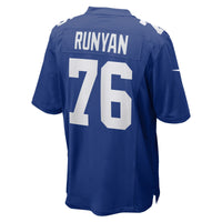 Jon Runyan New York Giants Football Jersey, Royal Game Sportswear Jersey Shirt, Lightweight Breathable Athletic Jersey, Casual Gift for Men