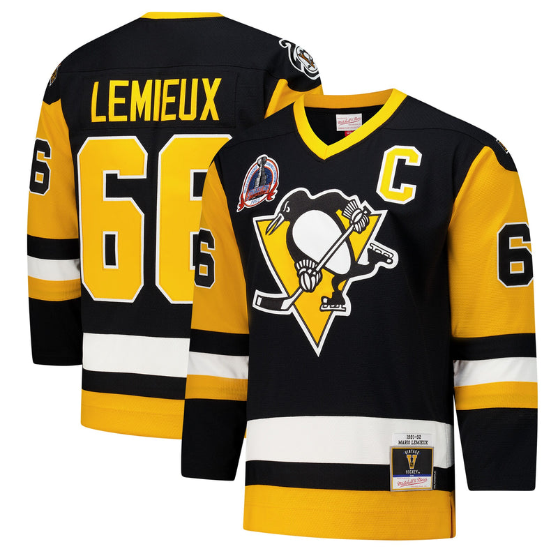 Mario Lemieux Pittsburgh Penguins Hockey Jersey, Sportswear Jersey Shirt, Long Sleeve Hockey Jersey, Casual Gift for Men, Style 201979067