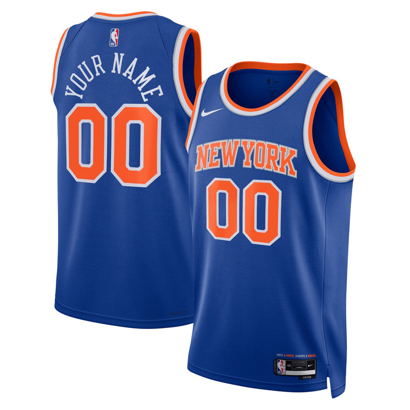 New York Knicks Basketball Jersey, Custom Swingman Sportswear Jersey Shirt, Sleeveless Athletic Tank Jersey, Casual Gift for Men