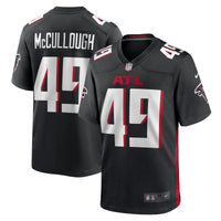 Liam McCullough Atlanta Falcons Football Jersey, Black Game Sportswear Jersey Shirt, Lightweight Breathable Athletic Jersey, Casual Gift for Men