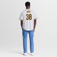 Robbie Ray San Diego Padres Baseball Jersey, White Replica Sportswear Jersey Shirt, Lightweight Breathable Athletic Jersey, Casual Gift for Men