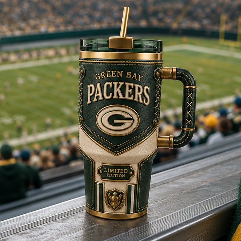 GB - Heritage Green and Gold Emblem Tumbler