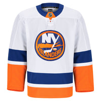 New York Islanders Hockey Jersey, White Authentic Away Sportswear Jersey Shirt, Long Sleeve Hockey Sweater Jersey, Casual Gift for Men