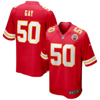Willie Gay Kansas City Chiefs Football Jersey, Red Game Sportswear Jersey Shirt, Lightweight Breathable Athletic Jersey, Casual Gift for Men