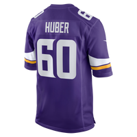 Joe Huber Minnesota Vikings Football Jersey, Purple Game Sportswear Jersey Shirt, Lightweight Breathable Athletic Jersey, Casual Gift for Men