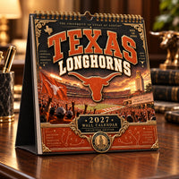 TEX Burnt Orange Tradition - Collector Wall Calendar Cover