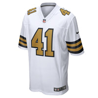 Alvin Kamara New Orleans Saints Football Jersey, White Game Sportswear Jersey Shirt, Lightweight Breathable Athletic Jersey, Casual Gift for Men