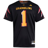 Grambling Tigers Football Jersey, Black Sportswear Jersey Shirt, Lightweight Breathable Athletic Jersey, Casual Gift for Men, Style 202538871