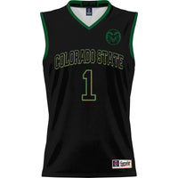 Colorado State Rams Basketball Jersey, Black Lightweight Sportswear Jersey Shirt, Sleeveless Athletic Tank Jersey, Casual Gift for Men