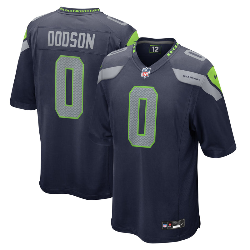 Tyrel Dodson Seattle Seahawks Football Jersey, Navy Game Sportswear Jersey Shirt, Lightweight Breathable Athletic Jersey, Casual Gift for Men